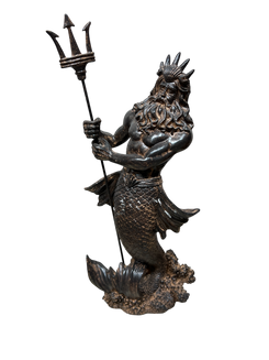 Posiedon Figurine - God Of The Sea - Resin