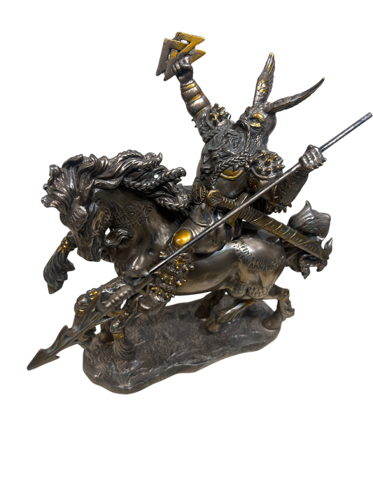 Resin Odin Figurine - God Of The Poets 10"