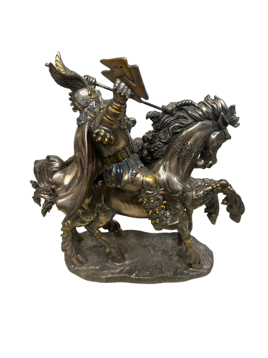 Resin Odin Figurine - God Of The Poets 10"