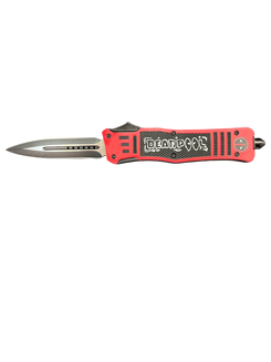 "Atomic" Deadpool Double Action OTF Automatic Pocket Knife - D2 Steel - 1 Year Warranty