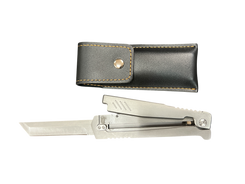 Thumb Switch Silver "Gravity" Knife (3cR13 Steel)