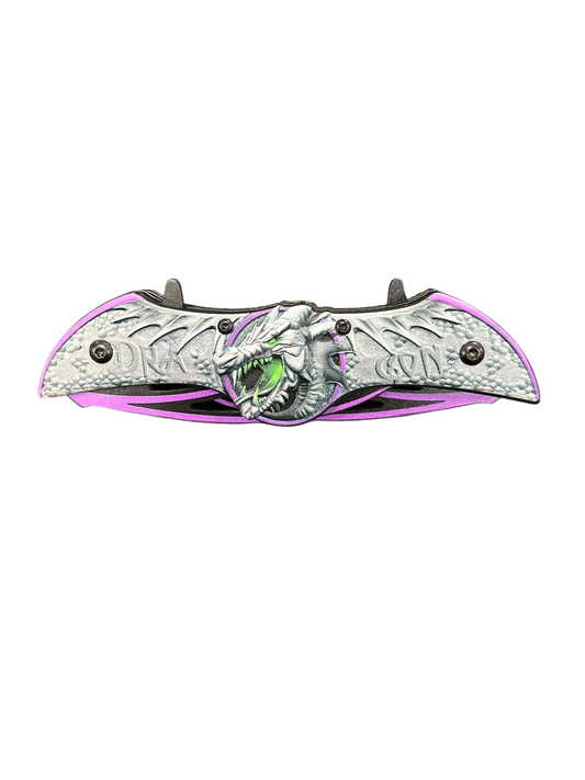 "Wartech" Dragon Double Assisted Opening Pocket Knife (3cR13 Steel)