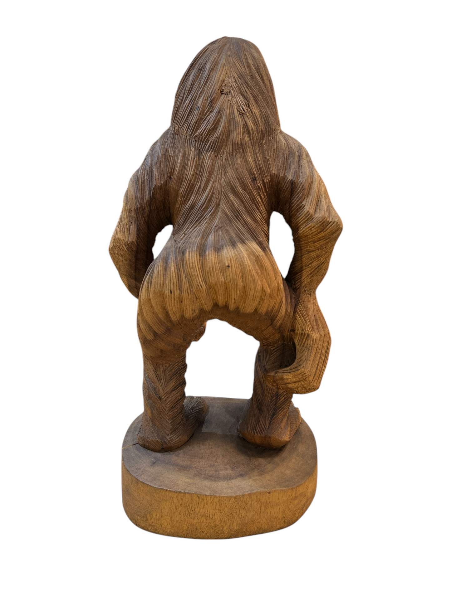 Hand Carved Mahogany Bigfoot Statue (Bali, Indonesia)