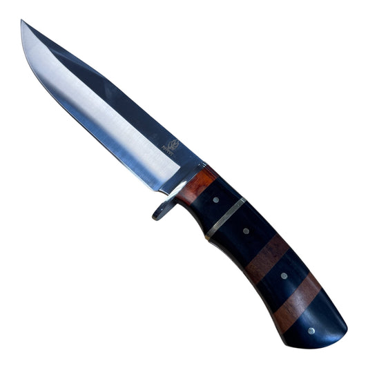 "BUCKSHOT" 12" Inch 3CR13 Steel Full Tang Hunting Knife W/ Sheath