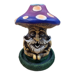 Mushroom Gnome Cone Incense Burner