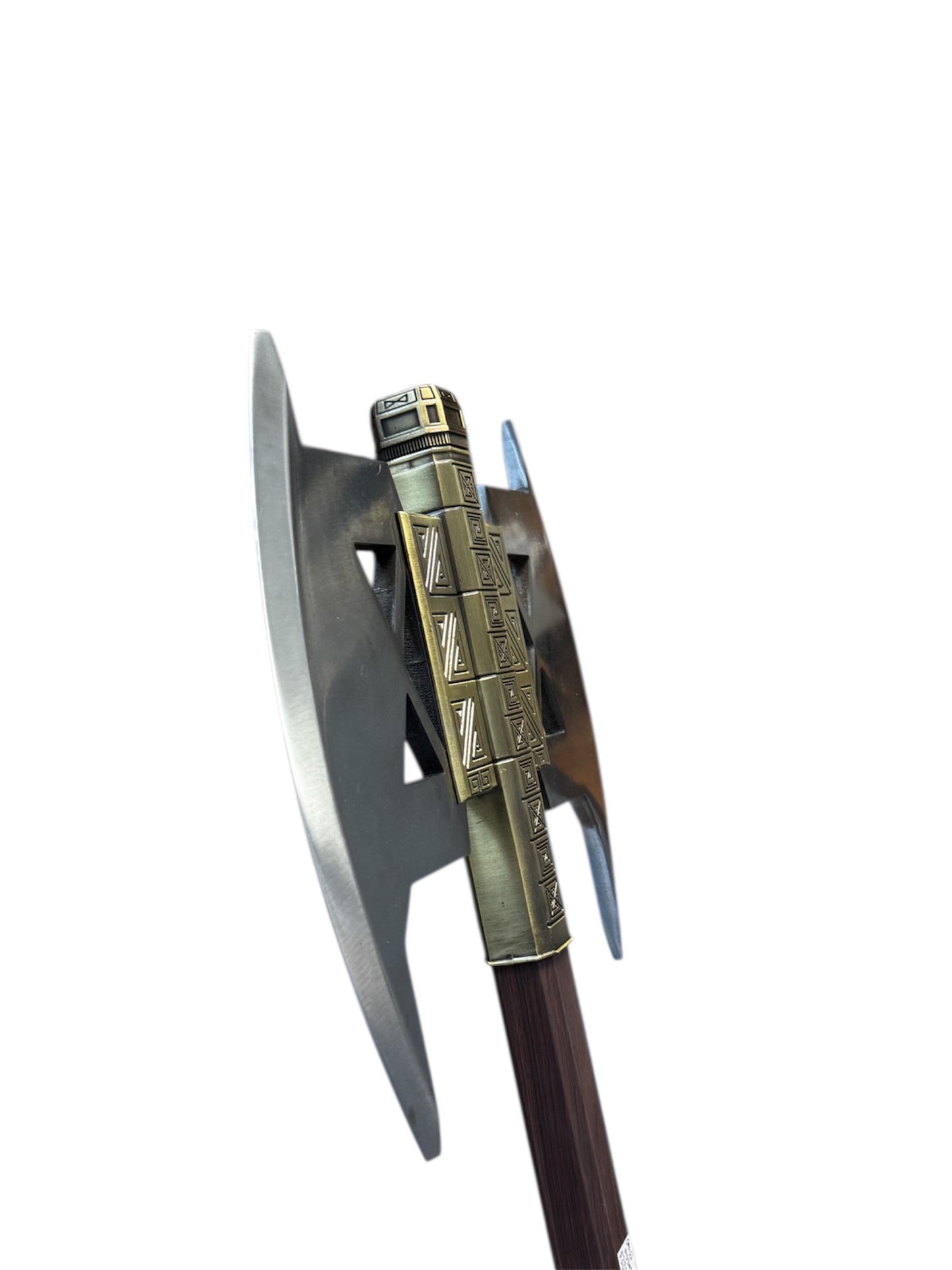 LOTR Gimli's Axe Replica - Genuine Wood Shaft - Stainless Steel Blade - Wooden Wall Plaque