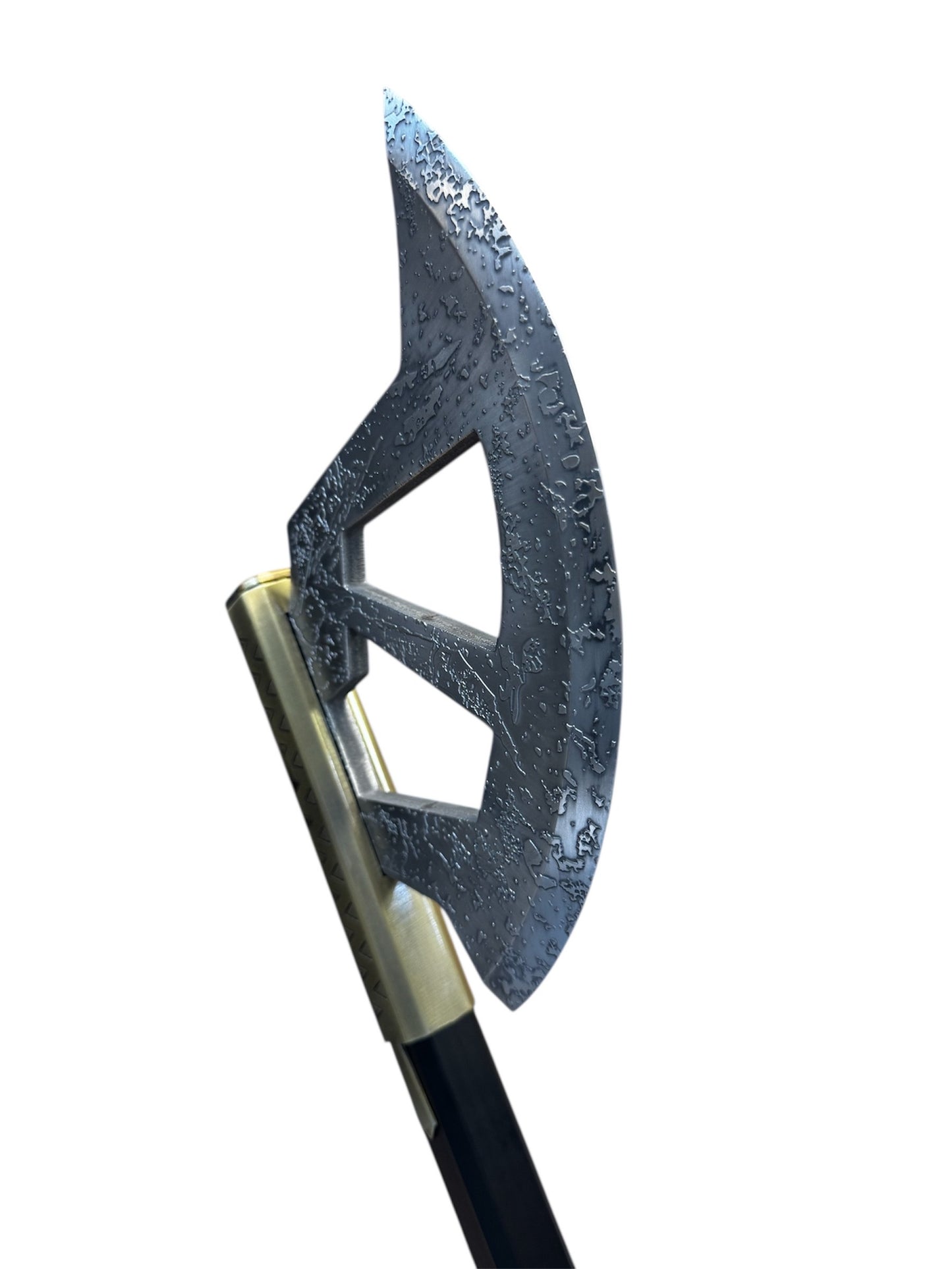 LOTR Gimli's Axe Replica - Aluminium Shaft - Stainless Steel Blade - Wooden Wall Plaque