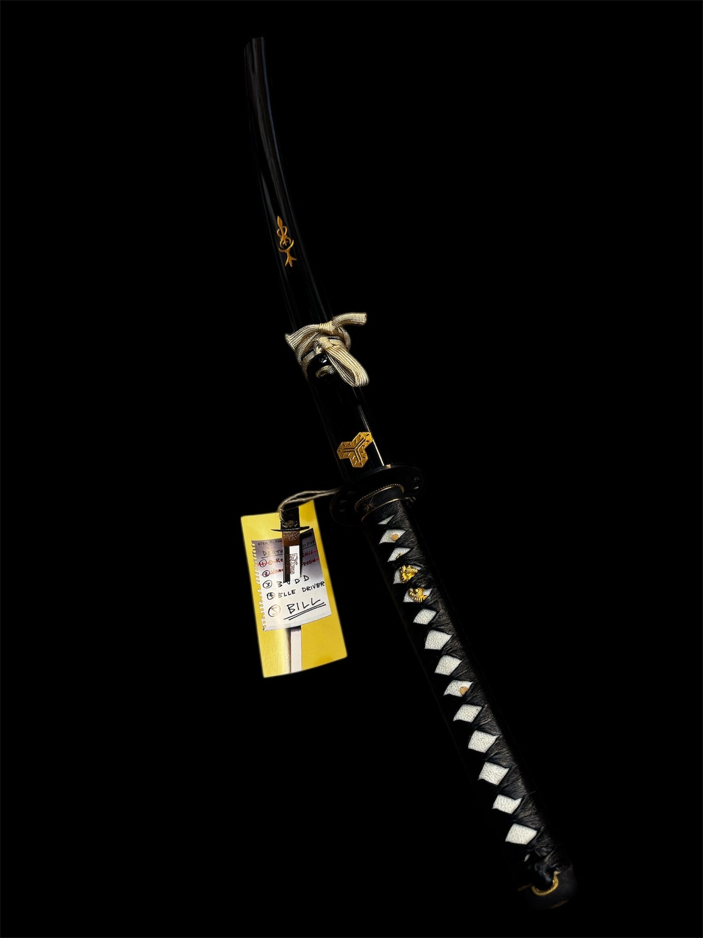 Kill Bill Bride's Katana - 1045 HCS - Genuine Ray Skin - COA