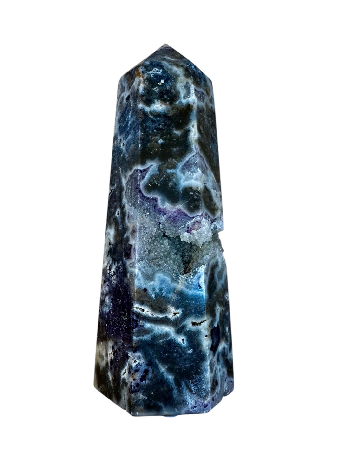 Druzy Amethyst Tower - 6" Inch