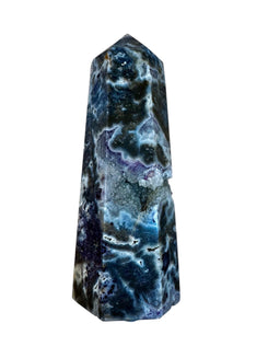 Druzy Amethyst Tower - 6" Inch