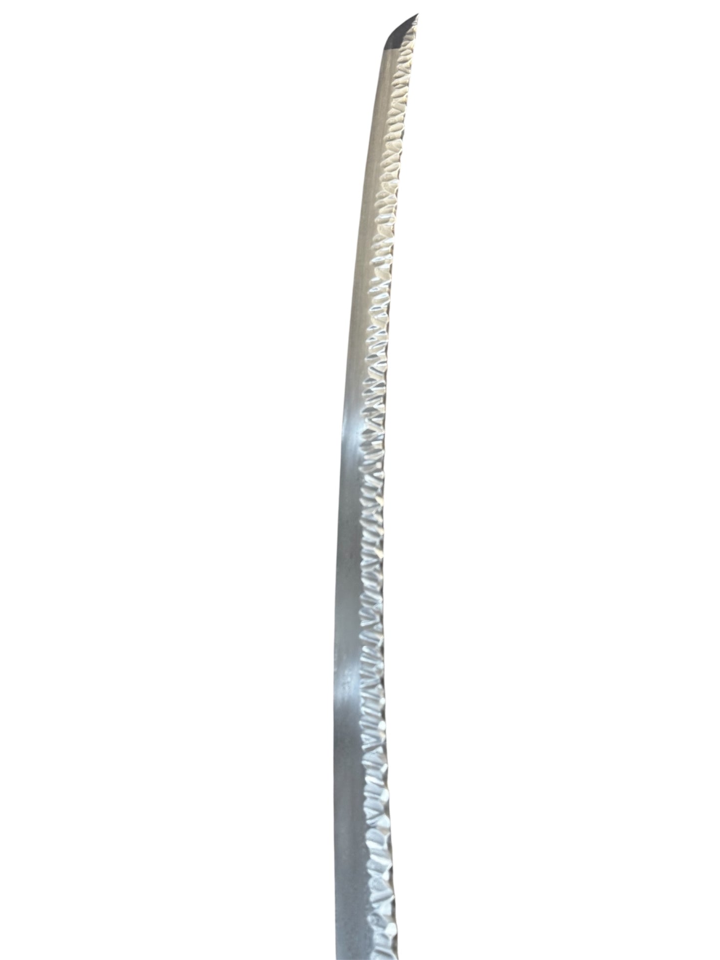 Sokojikara Hammer Worked Katana - Hand Forged Damascus - Genuine Ray Skin - Metal Alloy Dragon Tsuba