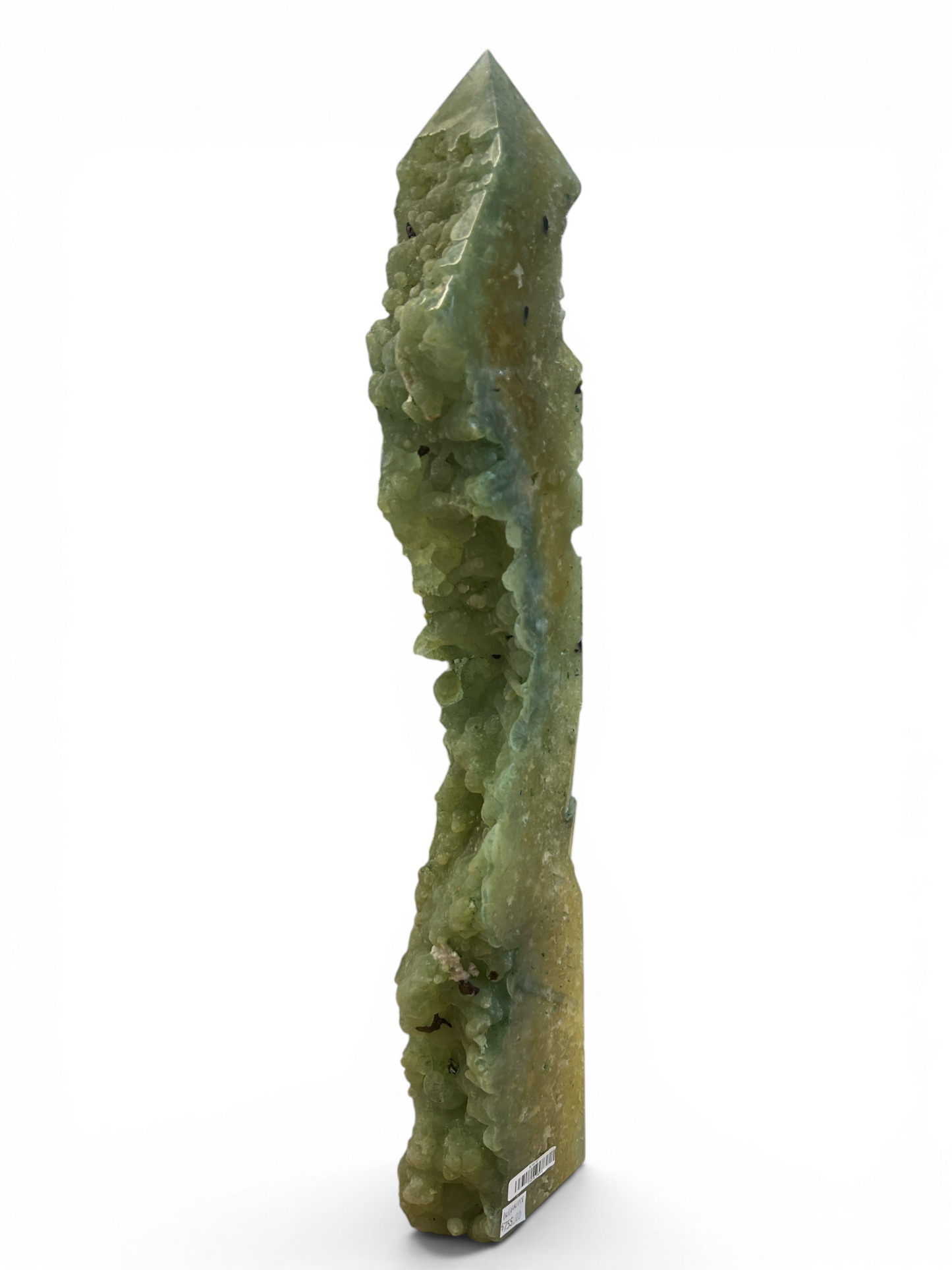 "A" Grade Rough & Polished Prehnite Tower