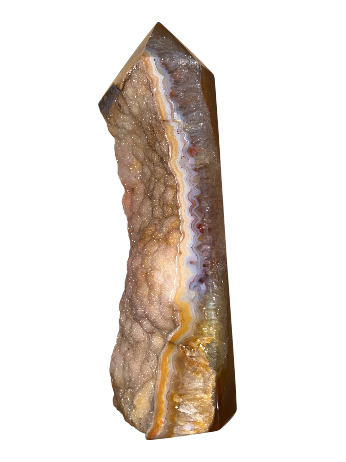 "A" Grade Druzy Carnelian Tower (Brazil)