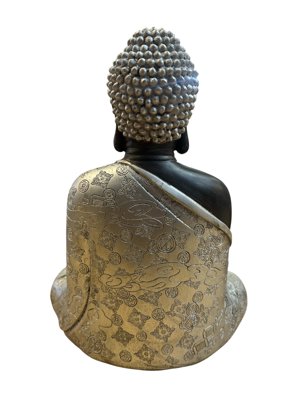 Thai Buddha Figurine - Resin - 12" x 9.5"