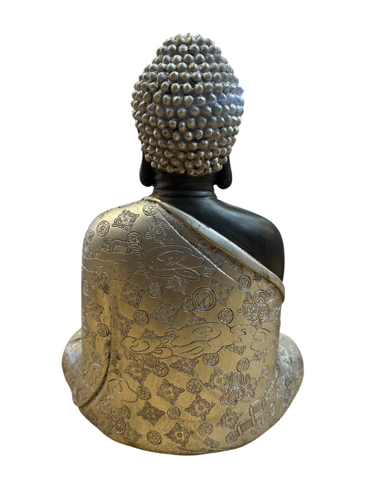 Thai Buddha Figurine - Resin - 12" x 9.5"
