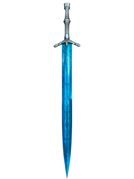 "Dark Souls" Blue Moon Great Sword - Includes Wall Plaque - 440 Stainless Steel