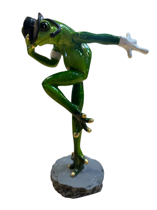 Resin Frog Figurines ( Multiple Options) 7" x 3" Inches