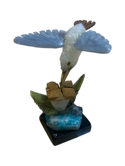 Hand Carved Stone Hummingbirds - Made In Peru