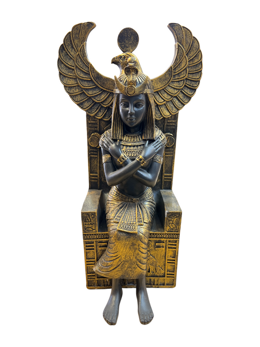 Cleopatra Resin Figurine - 12" x 6.5"
