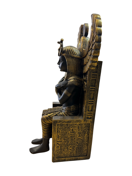 Cleopatra Resin Figurine - 12" x 6.5"