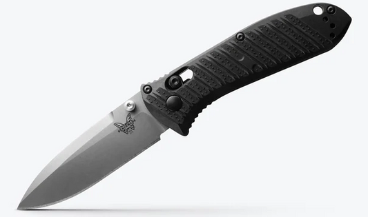 Benchmade Knives - "Mini Presidio II" - Carbon Fiber Elite Body - Satin High Carbon Steel Blade