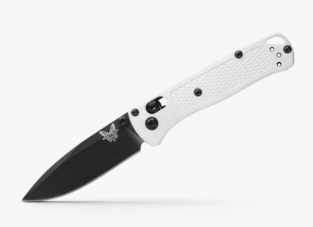 Benchmade Knives -"Mini Bugout" - White Grivory Handle - S3OV Steel