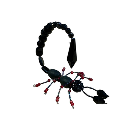 Locally Handmade Beaded Scorpion 4"